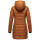 Marikoo Abendsternchen Damen Winter Jacke gesteppt B603 Cinnamon-Größe M - Gr. 38