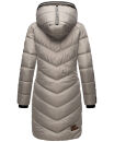 Marikoo Armasa Damen Winter Steppjacke Stepp Parka Winterjacke B842 Zink Grau Größe XXL - Gr. 44