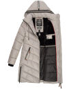 Marikoo Armasa Damen Winter Steppjacke Stepp Parka Winterjacke B842 Zink Grau Größe XXL - Gr. 44