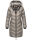 Marikoo Armasa Damen Winter Steppjacke Stepp Parka Winterjacke B842 Zink Grau Größe XXL - Gr. 44