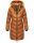 Marikoo Armasa Damen Winter Steppjacke Stepp Parka Winterjacke B842 Cinnamon Größe XS - Gr. XS