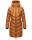 Marikoo Armasa Damen Winter Steppjacke Stepp Parka Winterjacke B842 Cinnamon Größe XS - Gr. XS