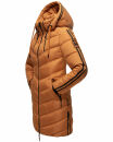 Marikoo Armasa Damen Winter Steppjacke Stepp Parka Winterjacke B842 Cinnamon Größe S - Gr. 36