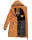 Marikoo Armasa Damen Winter Steppjacke Stepp Parka Winterjacke B842 Cinnamon Größe S - Gr. 36