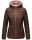 Steppjacke mit Kapuze gesteppt Übergangsjacke B857 Dunkel Schoko Größe XS - Gr. 34