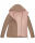 Steppjacke mit Kapuze gesteppt Übergangsjacke B857 Taupe Größe S - Gr. 36