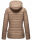 Steppjacke mit Kapuze gesteppt Übergangsjacke B857 Taupe Größe XL - Gr. 42