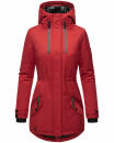 Navahoo Avrille Damen Wintejacke Parka gefüttert mit Kapuze B834 Blood Red Größe S - Gr. 36
