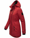 Navahoo Avrille Damen Wintejacke Parka gefüttert mit Kapuze B834 Blood Red Größe S - Gr. 36