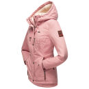 Marikoo Bikoo Damen Teddyfell gefüttert Winterjacke B802 Powder Rose Größe XS - Gr. 34