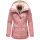 Marikoo Bikoo Damen Teddyfell gefüttert Winterjacke B802 Powder Rose Größe XS - Gr. 34