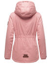Marikoo Bikoo Damen Teddyfell gefüttert Winterjacke B802 Powder Rose Größe M - Gr. 38