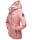 Marikoo Bikoo Damen Teddyfell gefüttert Winterjacke B802 Powder Rose Größe M - Gr. 38