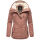 Marikoo Bikoo Damen Teddyfell gefüttert Winterjacke B802 Terracotta Größe L - Gr. 40