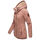 Marikoo Bikoo Damen Teddyfell gefüttert Winterjacke B802 Terracotta Größe L - Gr. 40