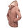 Marikoo Bikoo Damen Teddyfell gefüttert Winterjacke B802 Terracotta Größe L - Gr. 40