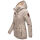 Marikoo Bikoo Damen Teddyfell gefüttert Winterjacke B802 Hellgrau Größe M - Gr. 38