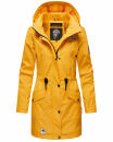 Navahoo Deike Damen lange Regenjacke mit Teddyfell und...