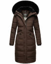 Navahoo Fahmiyaa Damen lange Winterjacke Mantel gesteppt...