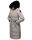 Navahoo Fahmiyaa Damen lange Winterjacke Mantel gesteppt B850 Zink Grau Größe XXL - Gr. 44