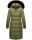 Navahoo Fahmiyaa Damen lange Winterjacke Mantel gesteppt B850 Dusty Olive Größe XL - Gr. 42