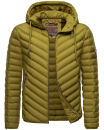 Navahoo Fey-Tun leichte Herren Steppjacke mit Kapuze und Stehkragen B837 Moos Grün Größe S - Gr. S