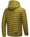 Navahoo Fey-Tun leichte Herren Steppjacke mit Kapuze und Stehkragen B837 Moos Grün Größe S - Gr. S