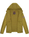 Navahoo Fey-Tun leichte Herren Steppjacke mit Kapuze und Stehkragen B837 Moos Grün Größe S - Gr. S