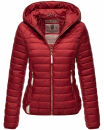 Navahoo Ich Bin Hübsch leichte Damen Steppjacke B838 Blood Red Größe M - Gr. 38