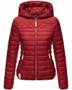 Navahoo Ich Bin Hübsch leichte Damen Steppjacke B838 Blood Red Größe M - Gr. 38