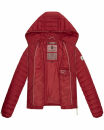 Navahoo Ich Bin Hübsch leichte Damen Steppjacke B838 Blood Red Größe M - Gr. 38
