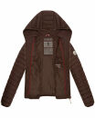 Navahoo Ich Bin Hübsch leichte Damen Steppjacke B838 Dark Choco Größe XS - Gr. 34