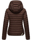Navahoo Ich Bin Hübsch leichte Damen Steppjacke B838 Dark Choco Größe XS - Gr. 34