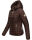 Navahoo Ich Bin Hübsch leichte Damen Steppjacke B838 Dark Choco Größe XS - Gr. 34