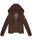 Navahoo Ich Bin Hübsch leichte Damen Steppjacke B838 Dark Choco Größe XS - Gr. 34