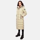 Navahoo Isalie Damen lange Winter Steppjacke Wintermantel B871 B872 Pebble Grey Größe L - Gr. 40
