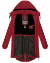 Marikoo Kamil warme Damen Winter Jacke lang B807 Blood Red Größe XS - Gr. 34