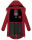 Marikoo Kamil warme Damen Winter Jacke lang B807 Blood Red Größe XS - Gr. 34