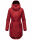 Marikoo Kamil warme Damen Winter Jacke lang B807 Blood Red Größe S - Gr. 36