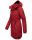 Marikoo Kamil warme Damen Winter Jacke lang B807 Blood Red Größe S - Gr. 36
