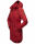 Marikoo Kamil warme Damen Winter Jacke lang B807 Blood Red Größe S - Gr. 36