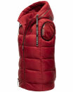 Navahoo Kassidy Damen Stepp Weste Übergangsweste B860 Blood Red Größe S - Gr. 36