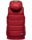 Navahoo Kassidy Damen Stepp Weste Übergangsweste B860 Blood Red Größe S - Gr. 36