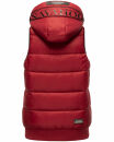 Navahoo Kassidy Damen Stepp Weste Übergangsweste B860 Blood Red Größe S - Gr. 36