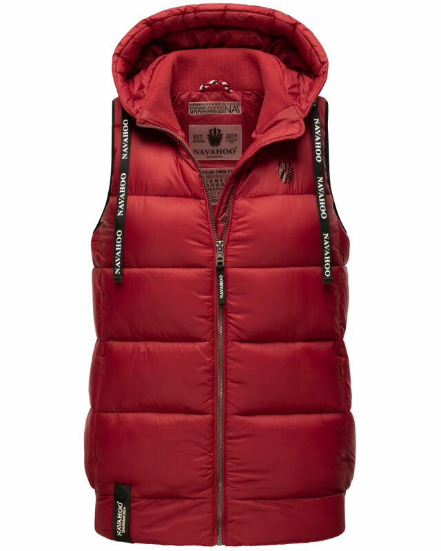 Navahoo Kassidy Damen Stepp Weste Übergangsweste B860 Blood Red Größe M - Gr. 38