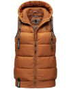 Navahoo Kassidy Damen Stepp Weste Übergangsweste B860 Cinnamon Größe XS - Gr. 34