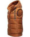 Navahoo Kassidy Damen Stepp Weste Übergangsweste B860 Cinnamon Größe XS - Gr. 34