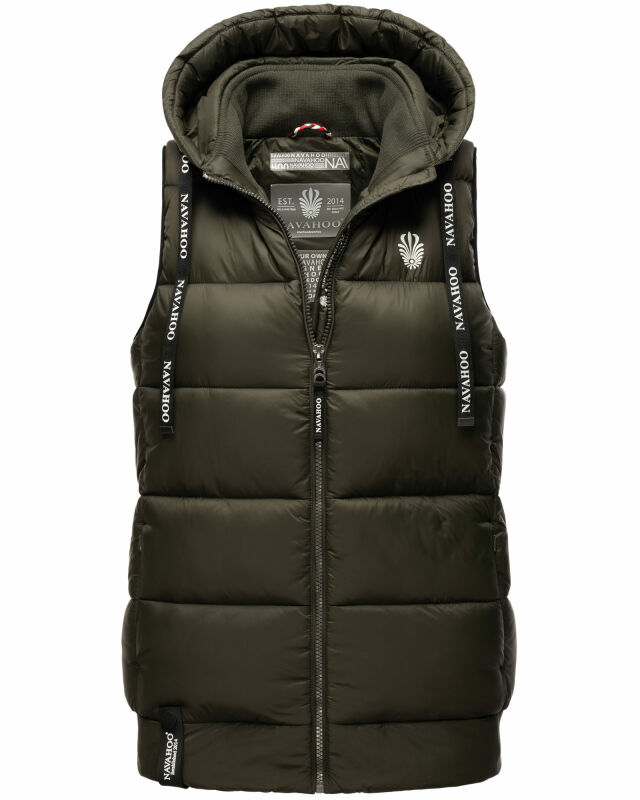 Navahoo Kassidy Damen Stepp Weste Übergangsweste B860 Olive Größe XXL - Gr. 44