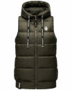 Navahoo Kassidy Damen Stepp Weste Übergangsweste B860 Olive Größe XXL - Gr. 44