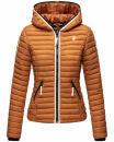 Navahoo Kimuk Princess leichte Damen Steppjacke B811 Cinnamon Größe M - Gr. 38